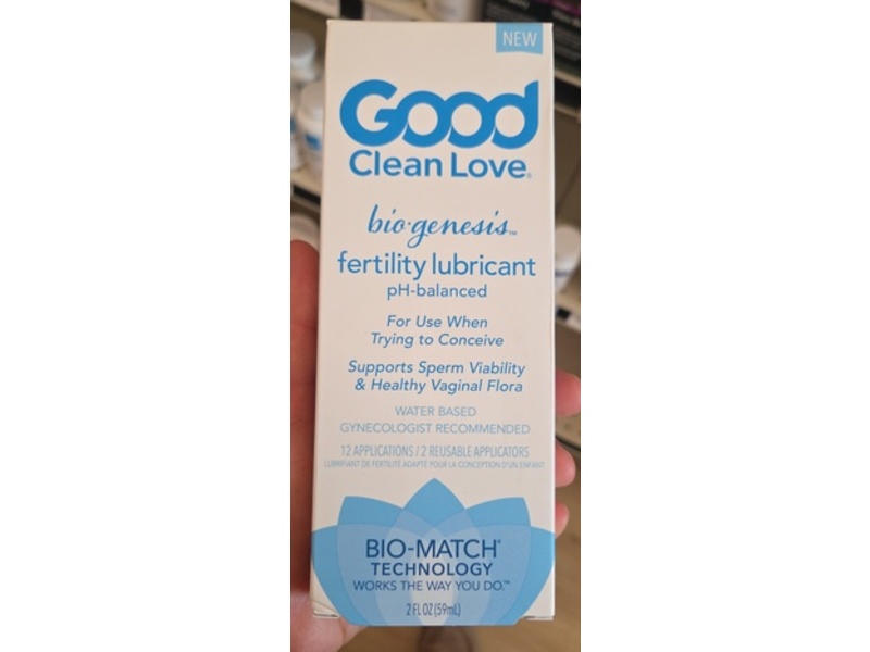 Good Clean Love Biogenesis Fertility Lubricant, 2 fl oz/59 mL, Pack Of 2