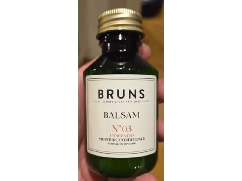 Bruns Balsam Moisture Conditioner, No 03 Unscented, 3.38 oz/100 mL