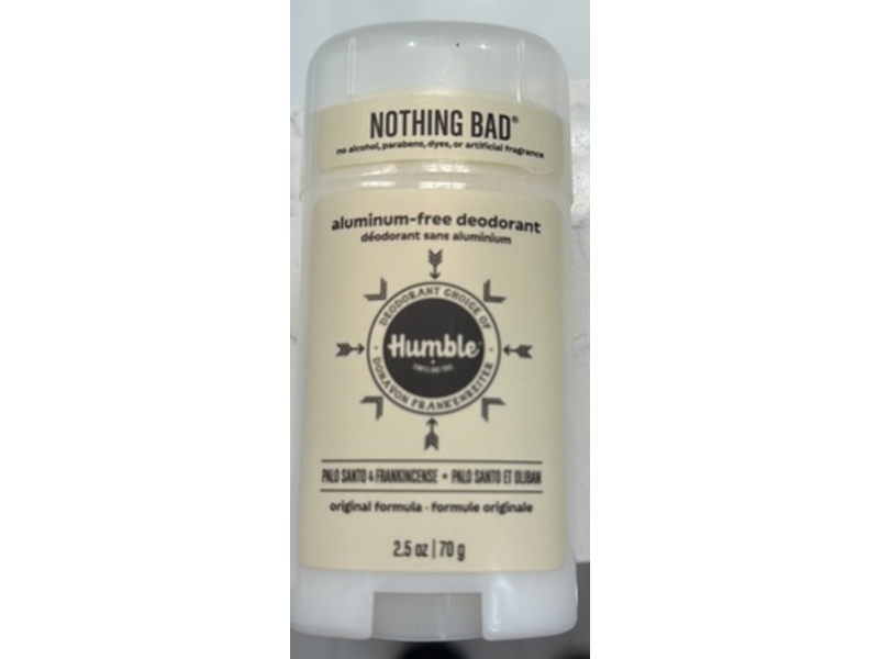 Humble Brands Deodorant, Palo Santo & Frankincense, 2.5 oz/70 g