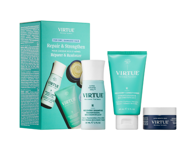 Virtue Repair & Strengthen Hair Care Set