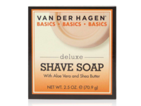 Van Der Hagen Deluxe Shave Soap, Aloe Vera And Shea Butter, 2.5 oz/70.9 g, Pack Of 3 - thumbnail 1