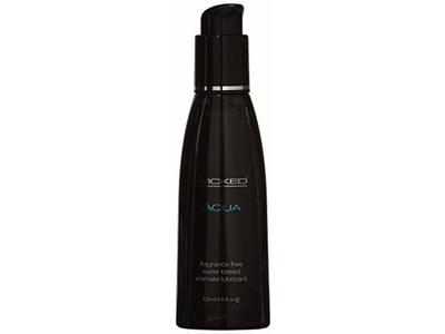 Wicked Sensual Care Water Based Lubricant, Aqua, 4 fl oz/120 mL