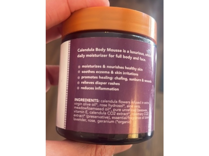 Queen Of The Meadow Calendula Body Mousse, 4 oz