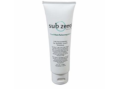 Sub Zero Cooling Pain Relieving Gel, 4 oz/118 mL