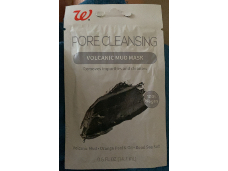 Walgreens Pore Cleansing Mask, Volcanic Mud, 0.5 fl oz/14.7 mL