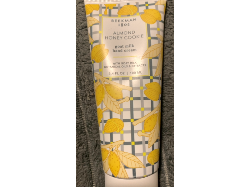 Beekman 1802 Goat Milk Hand Cream, Almond Honey Cookie, 3.4 fl oz/100 mL