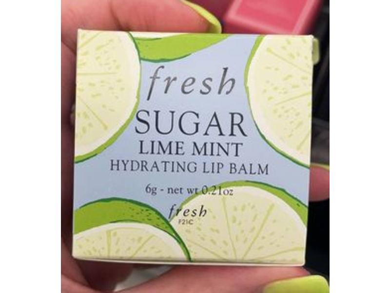 Fresh Sugar Hydrating Lip Balm, Lime Mint, 0.21 oz/6 g