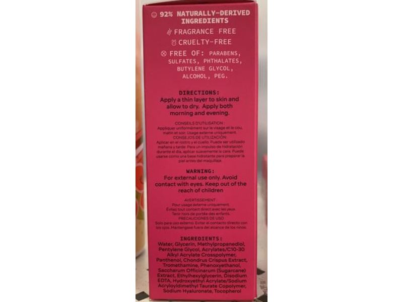 Beyou. Hyaluronic Acid Gel Moisturizer, Glow + Hydrate, 1.01 fl oz/30 mL