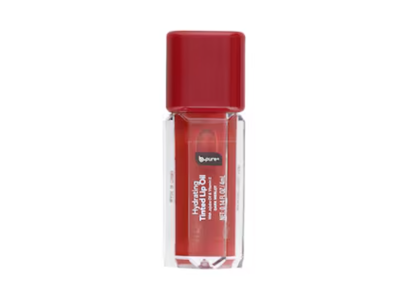 b.Pure Hydrating Tinted Lip Oil, Sheer Tint, 0.14 fl oz/4 mL