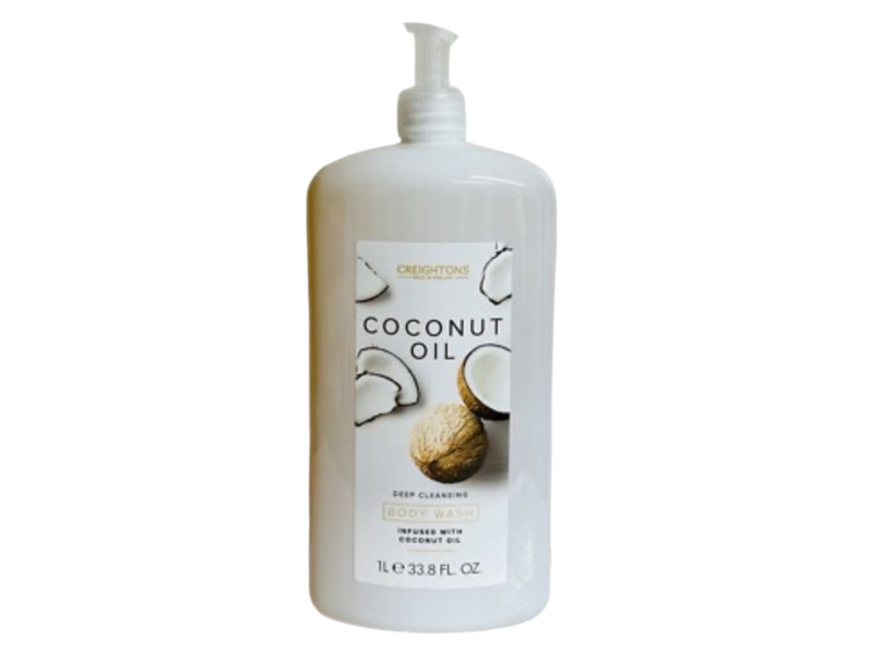 Creightons Deep Cleansing Body Wash, Coconut Oil, 33.8 fl oz/1 L