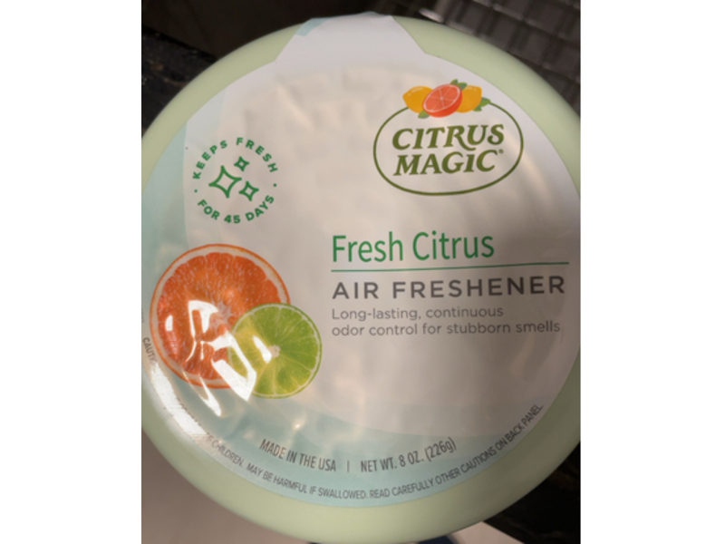 CItrus Magic Air Freshener, Fresh Citrus, 8 oz/226 g