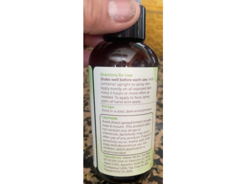 Nature's Jeannie Insect Repellant & Itch Relief, Lemon Eucalyptus Scent, 3.4 fl oz/100.6 mL