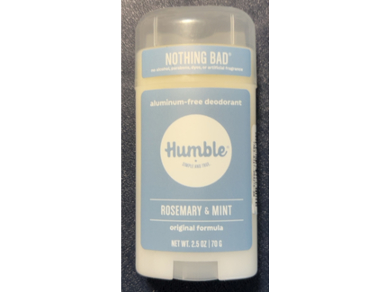 Humble Deodorant, Rosemary & Mint, 2.5 oz/70 g