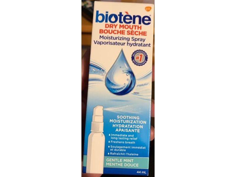 Biotene Dry Mouth Moisturizing Spray, Gentle Mint, 44 mL