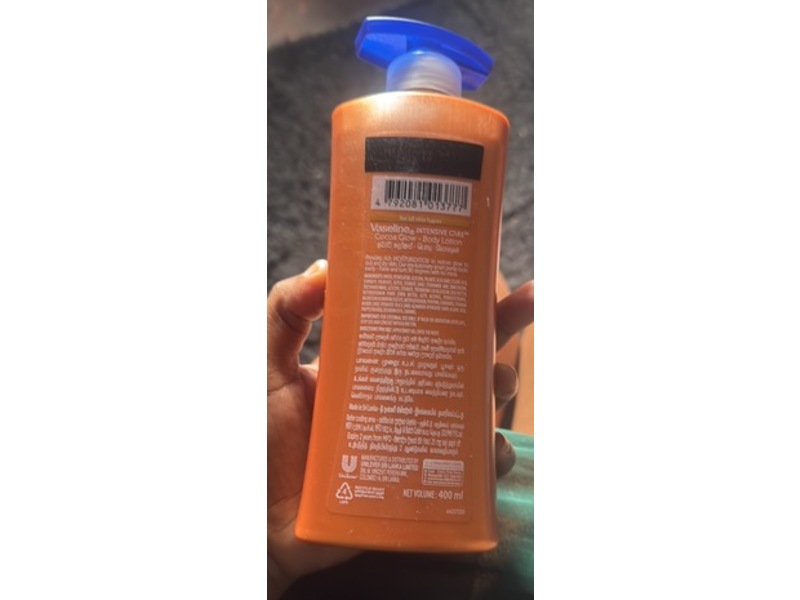 Vaseline Serum Lotion, Cocoa Glow, 400 mL