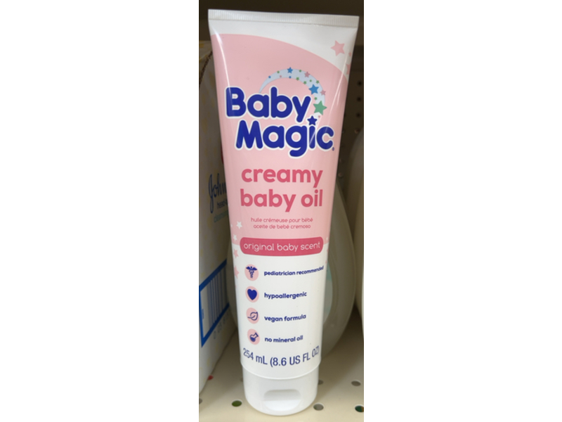 Baby Magic Creamy Baby Oil, Original, 8.6 fl oz/254 mL