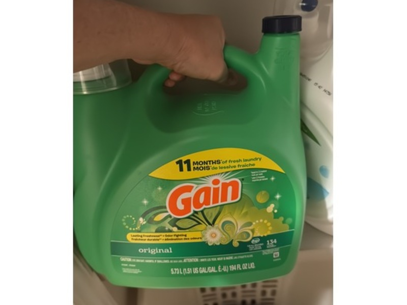 Gain Liquid Detergent, Original, 134 Loads, 194 fl oz/5.73 L