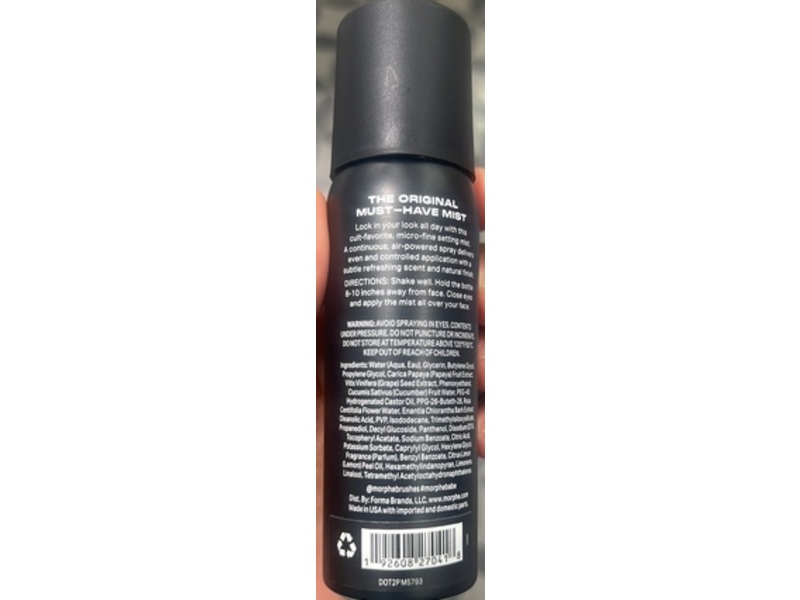 Morphe Mini Continuous Setting Mist, 1.3 oz/36.8 g