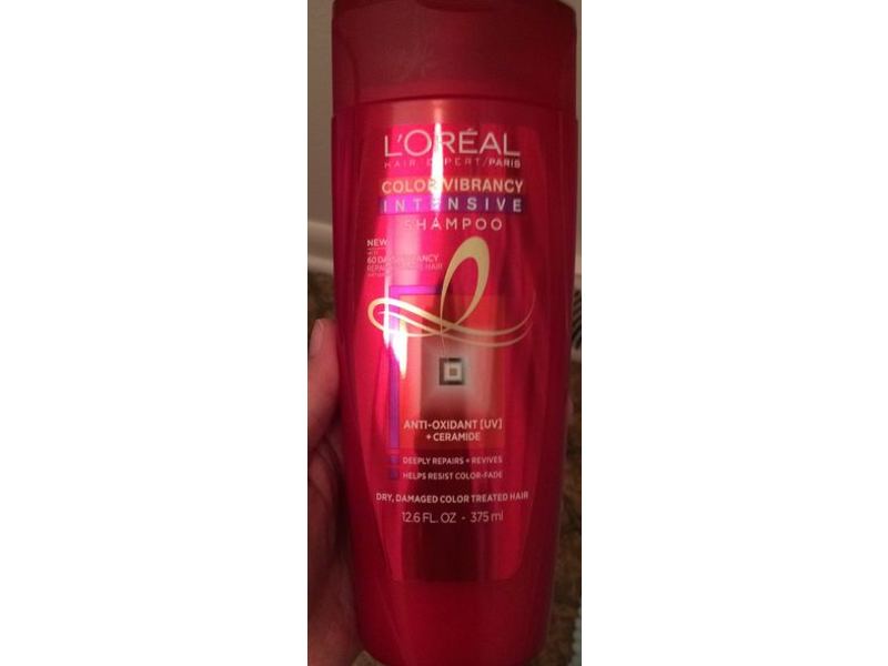 L'Oreal Paris Hair Care Expert Color Vibrancy Intensive Shampoo, 12.6 fl oz/375 mL