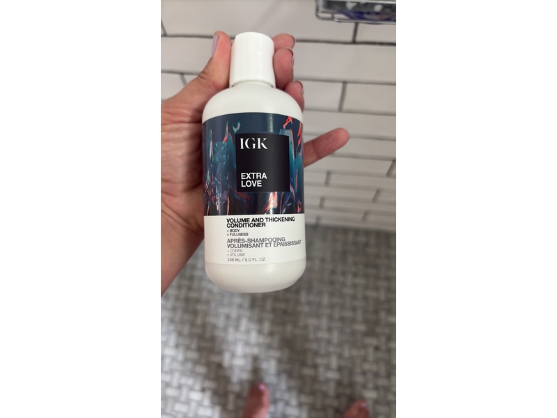 IGK Extra Love Volume & Thickening Conditioner, 8 fl oz/263 mL