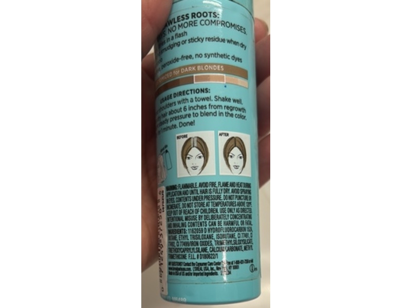 L'Oreal Paris Magic Root Cover Up, Dark Blonde, 2.0 oz/57 g, Pack Of 2