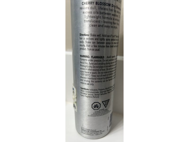 Pearlessence Dry Shampoo, Cherry Blossom, 8 oz/227 g