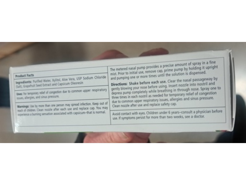 Xlear Max Natural Saline Nasal Spray, Xylitol, 1.5 fl oz/45 mL