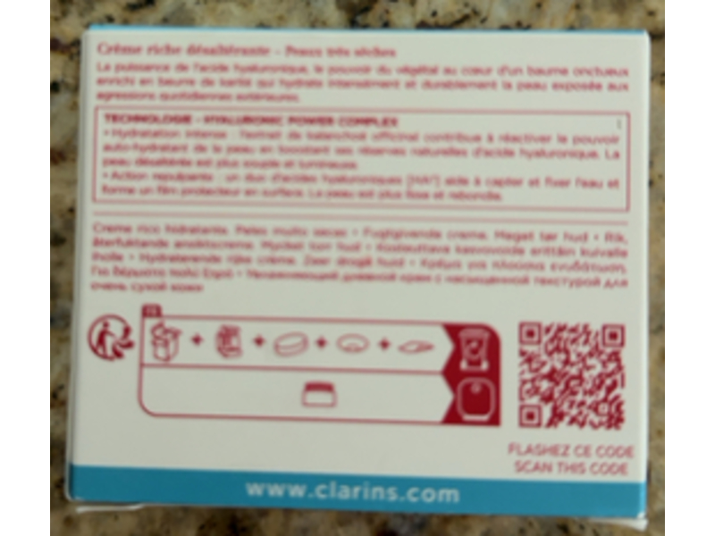 Clarins Hydra - Essentiel Rich Cream, 1.6 fl oz/50 mL