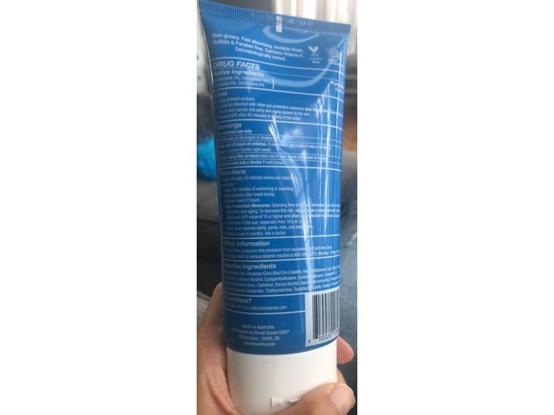 Bondi Sands Sunscreen Lotion, SPF 30, Fragrance Free, 5.07 fl oz/150 mL
