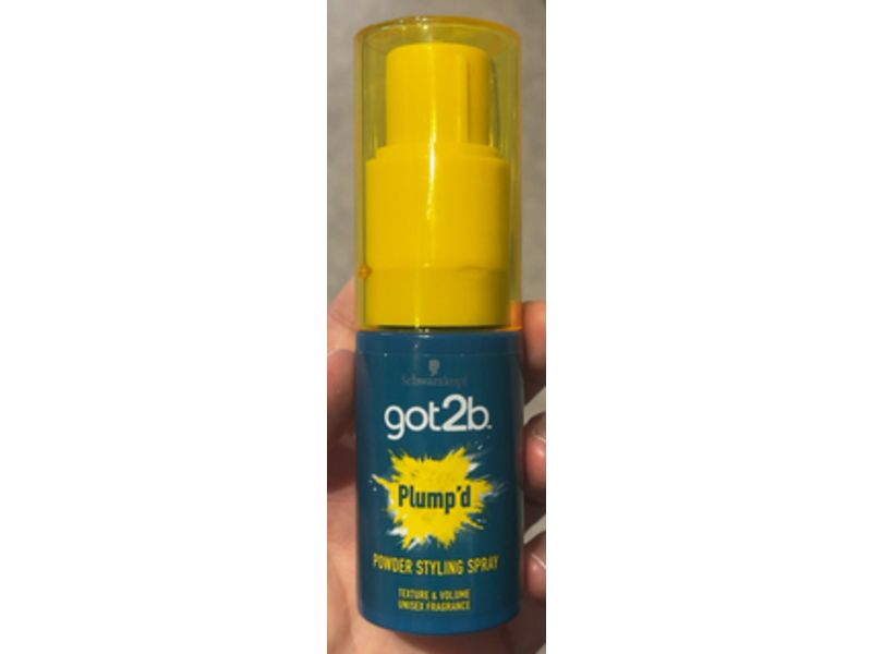 Schwarzkopf Got2b Plump'd Powder Styling Spray, Texture & Volume, 8 g