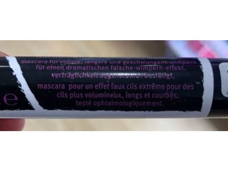 Essence The False Lashes Mascara Extreme Volume & Curl, Black, 0.33 fl oz/10 mL