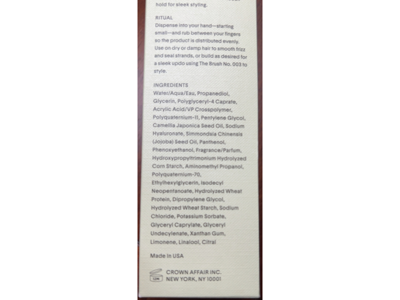 Crown The Flexible Hold Finishing Hair Gel, 4.1 fl oz/120 mL