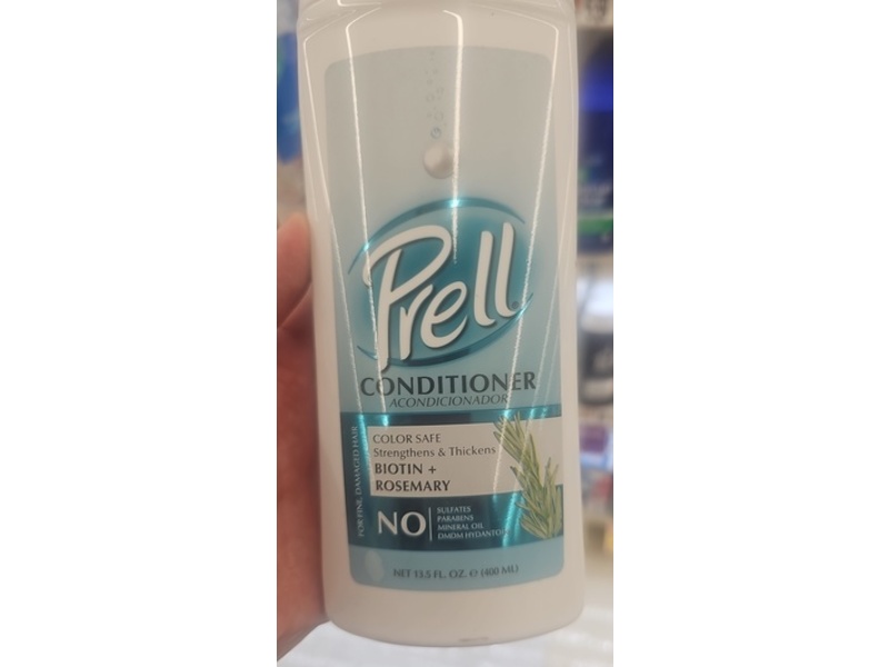 Prell Conditioner, Biotin + Rosemary, 13.5 fl oz/400 mL, Pack of 3
