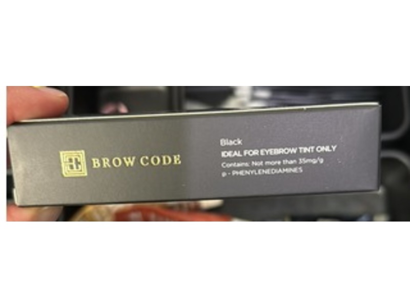 Brow Code Eyebrow Tint, Black, 15 mL