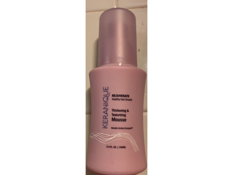 Keranique Thickening & Texturizing Mousse, 3.4 fl oz/100 mL