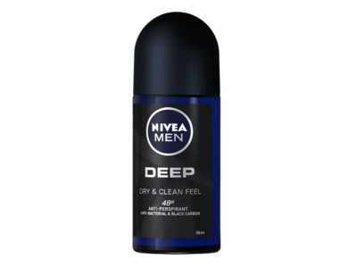 Nivea Men Antiperspirant Roll-On, Deep, 50 mL
