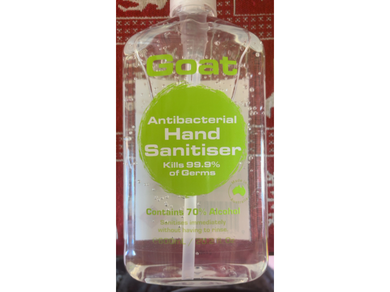Goat Antibacterial Hand Sanitizer, 20.2 fl oz/600 mL