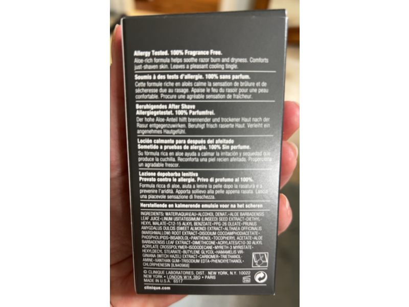 Clinique For Men Post - Shave Soother Lotion, 2.5 fl oz/75 mL