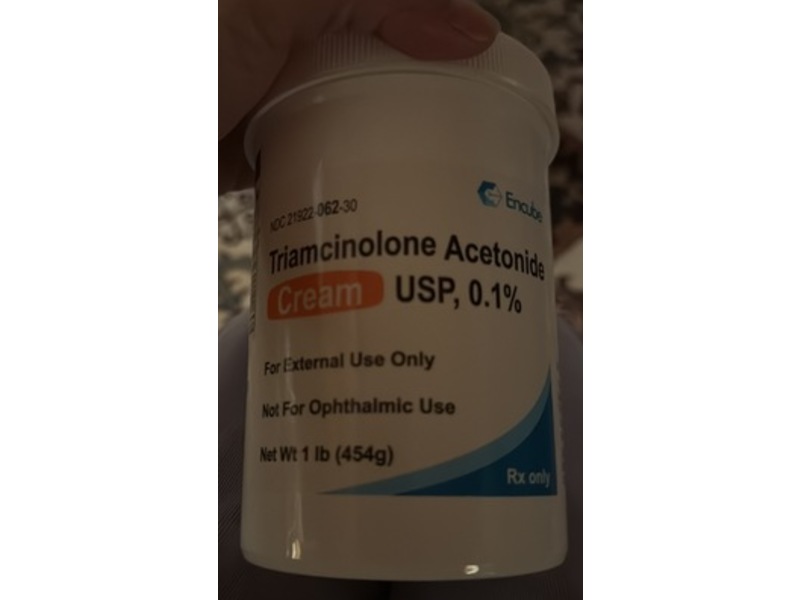 Triamcinolone Acetonide Cream USP 0.1%, 454 g, Encube (RX)