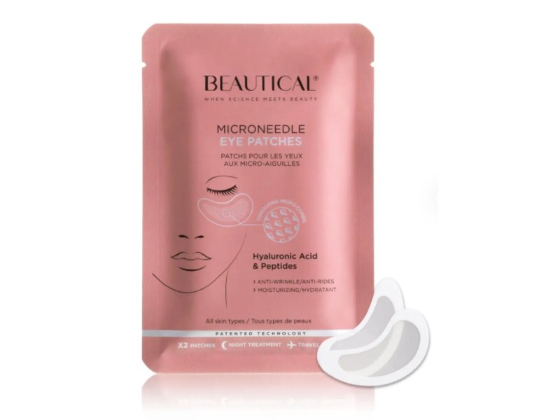 Beautical Microneedle Eye Patches, 2 patches