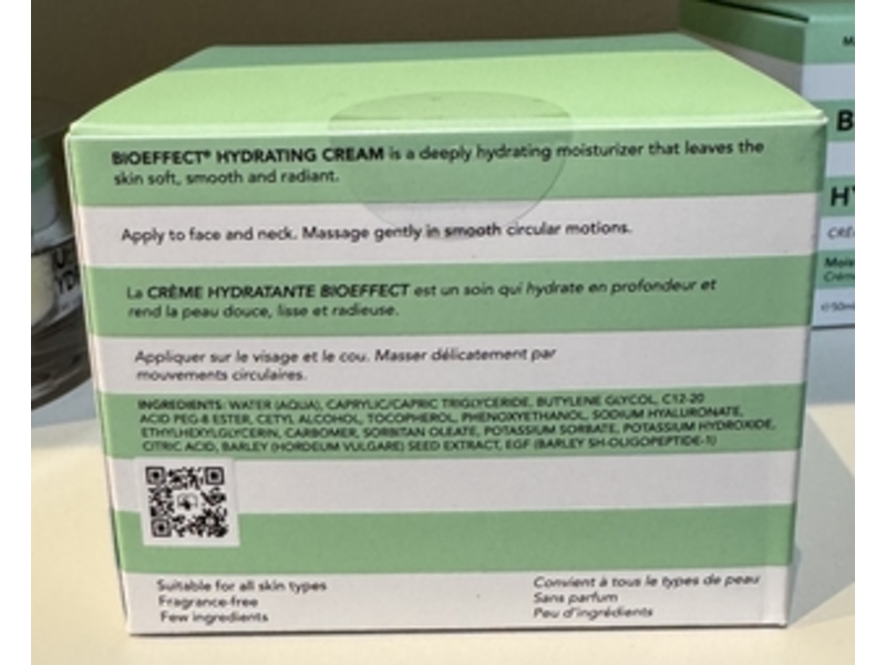 Bioeffect Hydrating Cream, 1.7 fl oz/50 mL