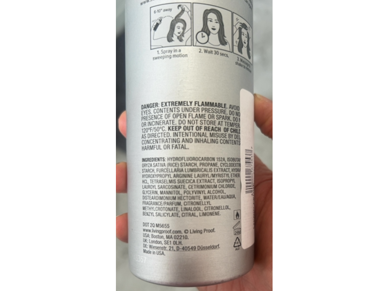 Living Proof Perfect Hair Day Advanced Clean Dry Shampoo, 5.5 oz/184mL