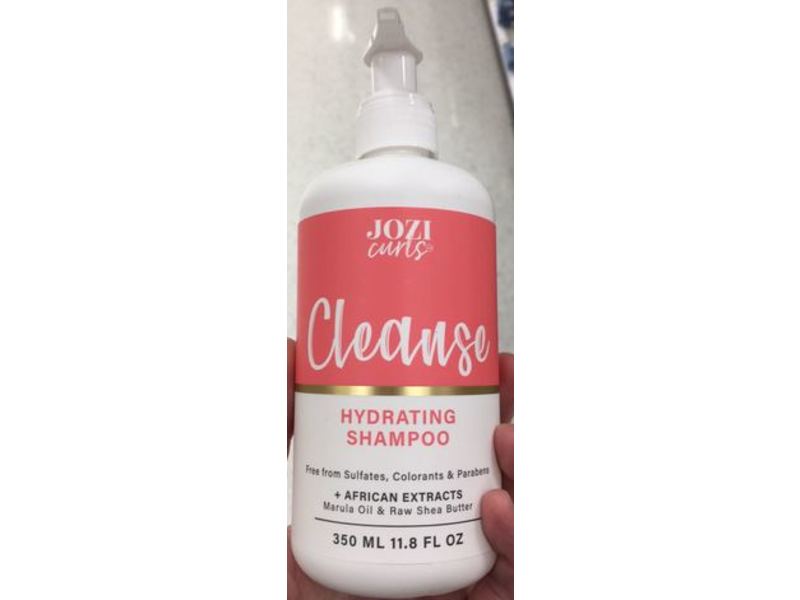 Jozi Curls Hydrating Shampoo, Cleanse, 11.8 fl oz/350 mL