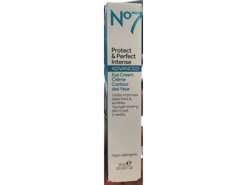 No7 Laboratories Protect & Perfect Intense Advanced Eye Cream, 0.5 fl oz