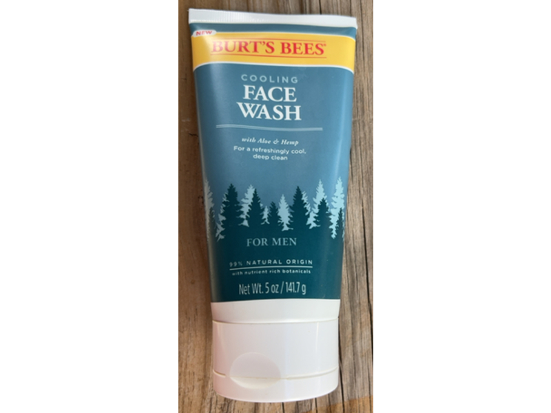 Burt's Bees Cooling Face Wash, Aloe & Hemp, 5 oz/141.7 g