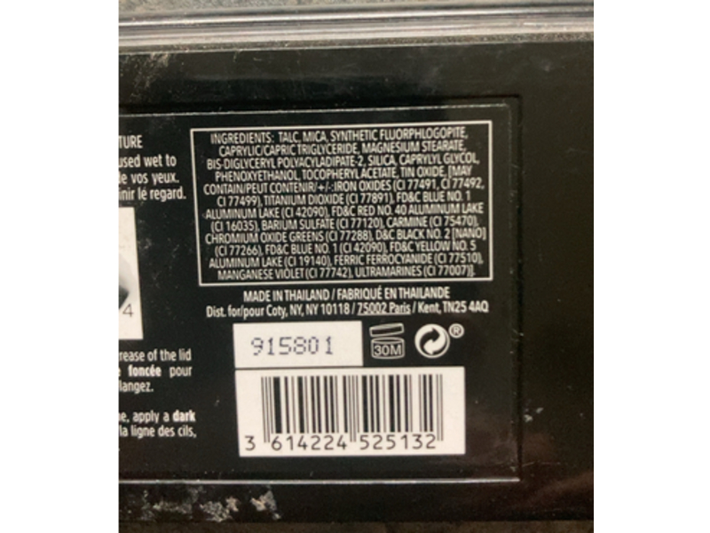 Rimmel London Magnif'eyes Eye Contouring Palette, Smoke Edition, 0.5 oz/14.2 g