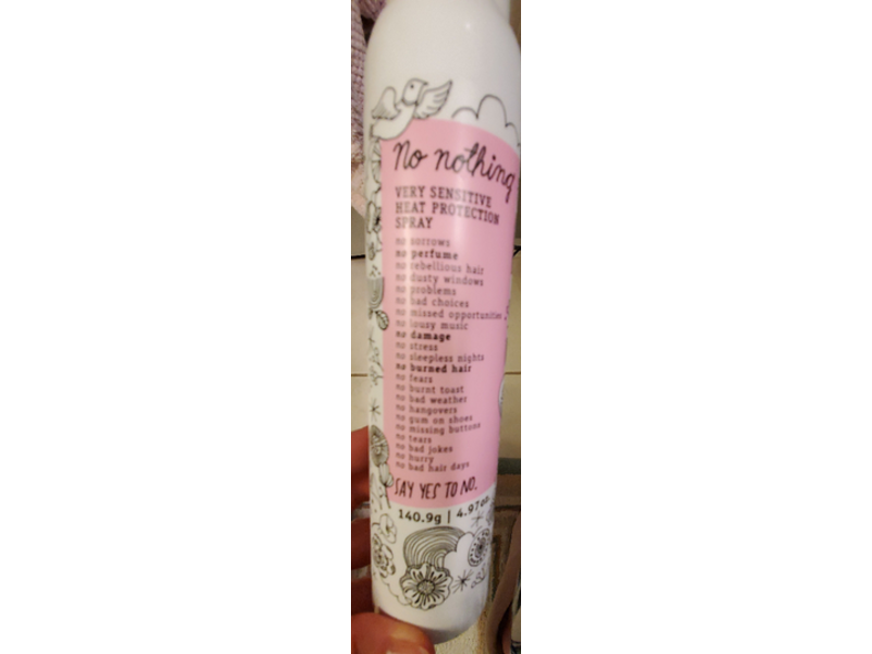 Four Reasons No Nothing Very Sensitive Heat Protectant Spray, 4.97 oz/140.9 g