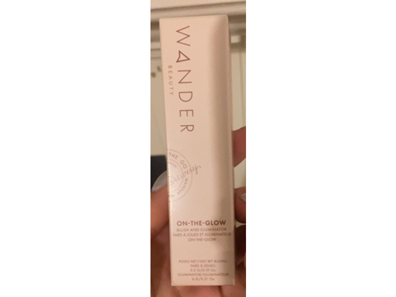 Wander Beauty On-The-Glow Blush & Illuminator, Coral Rose/Nude Glow, 0.19 oz/5.5 g + 0.21 oz/6 g