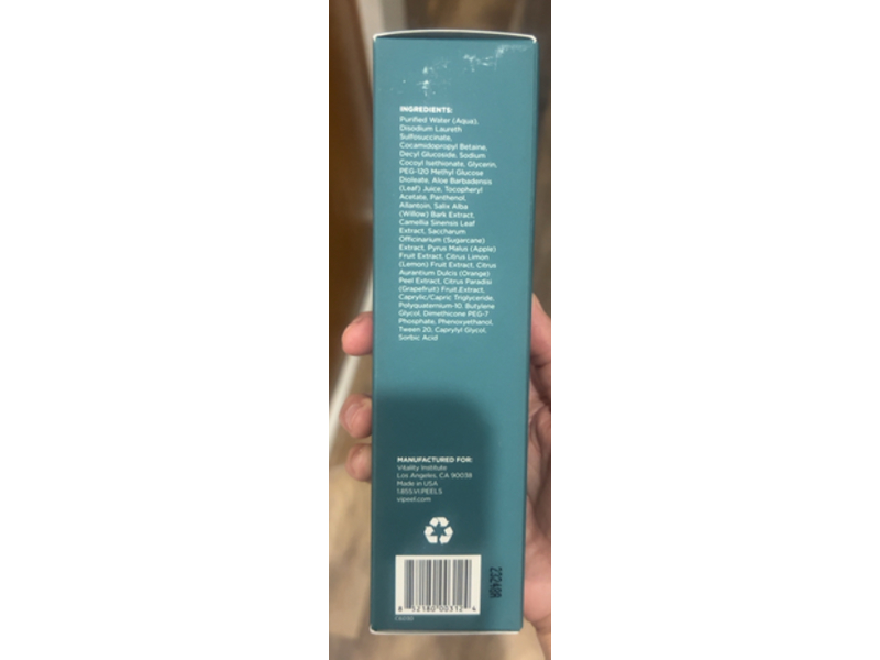 VI Derm Gentle Purifying Cleanser, 4 fl oz/120 mL