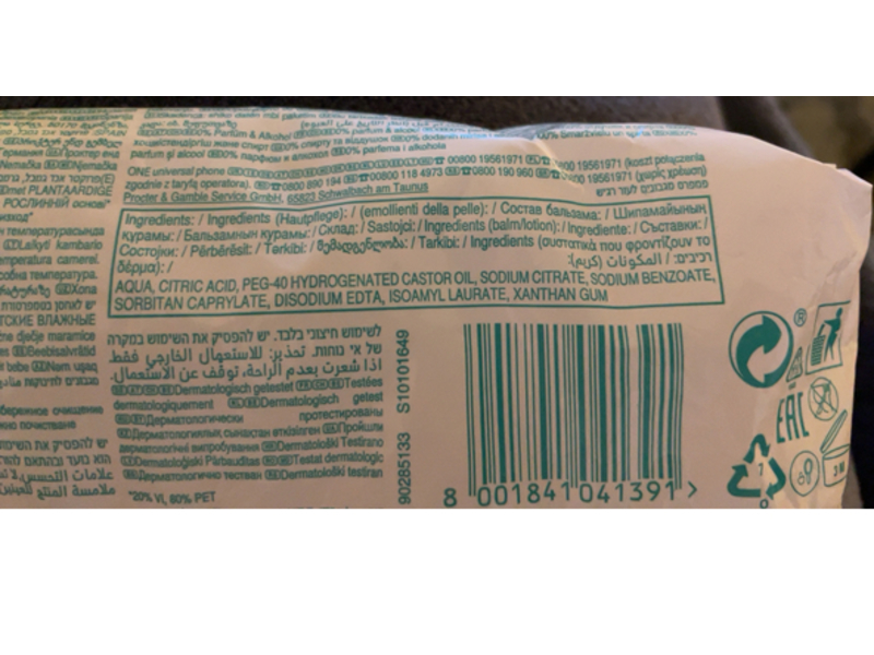 Pampers Sensitive Baby Wipes, Soft and Gentle Clean, 52 Count